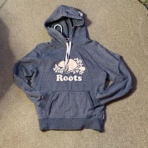 Roots Baggy Heather Blue Hoodie